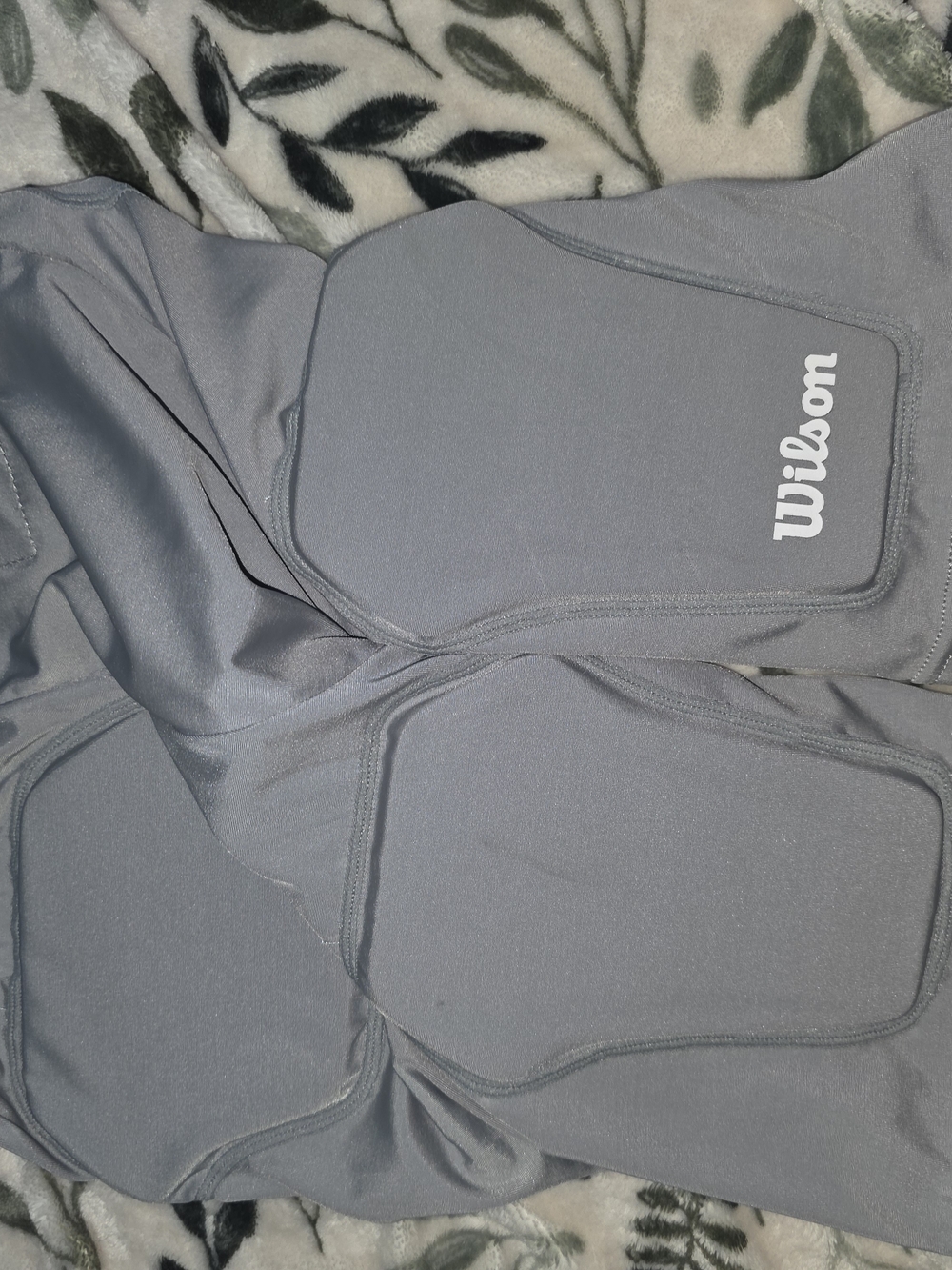 Wilson Men's Padded Compression Undershirt - Gray